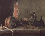 Jean Baptiste Simeon Chardin Still there is meat oil